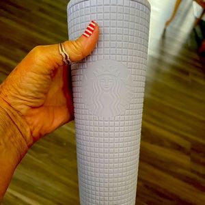 Starbucks light lavender Cold Cup Matte Grid tumbler